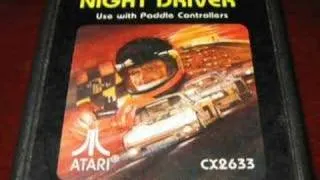 Classic Game Room - NIGHT DRIVER for Atari 2600 review