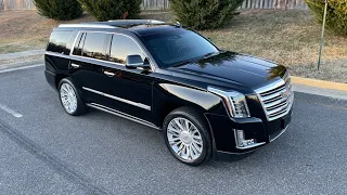 2016 Cadillac Escalade PLATINUM 4x4!  Why it’s the BEST luxury SUV on the market! And it’s FOR SALE￼
