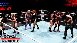 WWE 2K20 30-WOMAN ROYAL RUMBLE MATCH (2020)