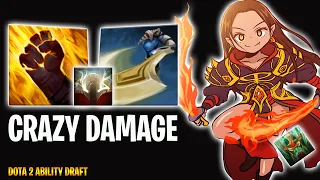 CRAZY CLEAVE Sleight of Fist + Cleave + God's Strength | Dota 2 Ability Draft