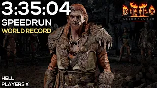 FASTEST HELL DRUID SPEEDRUN - WORLD RECORD | 3:35:04 IGT | 3:39:25 RTA | DIABLO 2 RESURRECTED