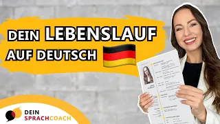 LEBENSLAUF auf Deutsch schreiben (wichtige Tipps | Vorlage zum Download)
