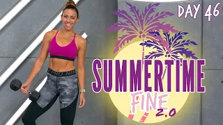 40 Minute Legs and Abs Bootcamp Workout | Summertime Fine 2.0 - Day 46