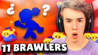 ME TOCAN 11 BRAWLERS en una CUENTA SIN BRAWLERS | ABRIENDO CAJAS en BRAWL STARS