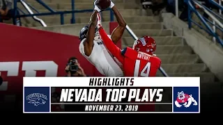 Nevada Football Top Plays vs. Fresno State (2019) | Stadium