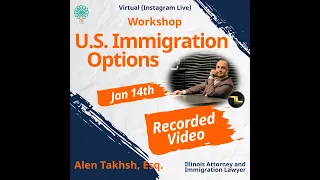 Virtual Workshop on the U.S. Immigration Option