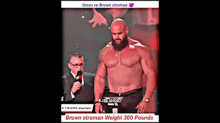 Omos Weighs in at over 400 Pounds 😈🥵 and Brown stroman Weighs in at over 300 Pounds 😈💯🔥