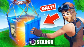 The SUPPLY DROP *ONLY* Challenge in Fortnite!