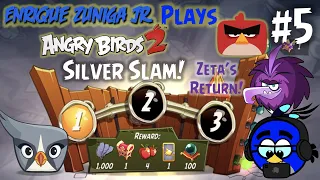 SILVER SLAM!!! 💜 - Enrique Plays "Angry Birds 2: Daily Challenge" SILENT #5 (AB2 Creators)
