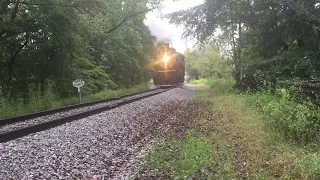 Southern 4501 & southern 630 steaming to Summerville once again