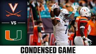 Virginia vs. Miami Condensed Game | 2023 ACC Football