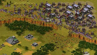 Red Alert 2 | Extra hard AI | 7 vs 1 | Kongtigo And Concougwa Map | France