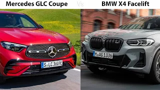 2024 Mercedes GLC Coupe vs 2024 BMW X4 Facelift: Luxury SUV Showdown!