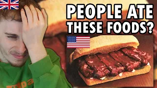 Brit Reacts to Classic American Foods Of The 1980s!