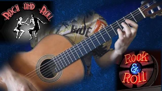 Рок-н-ролл на гитаре. Rock'n'roll - guitar lesson