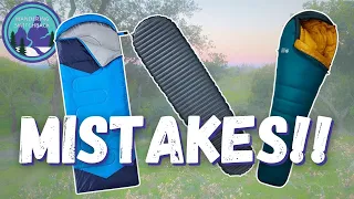 11 Common Sleep System Mistakes for Backpacking & Camping