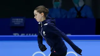 Камила Валиева | тренировка 10.02.2022 Олимпийские игры