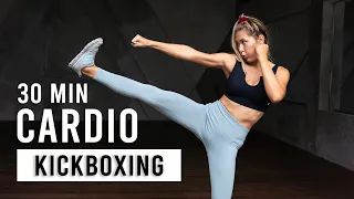 Cardio Kickboxing Workout | 30 Min Fat Burning Cardio | Full Body, No Equipment, No Repeat
