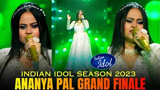 Indian Idol Season 2023 Grand Finale Ananya Pal | Ananya Pal Grand Finale Song Indian Idol 14 |