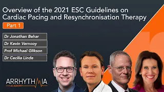 Overview of the 2021 ESC Guidelines on Cardiac pacing and Resynchronisation Therapy | Part 1