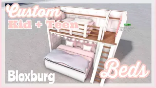 Custom Bloxburg Beds (teen + kids bunk bed)