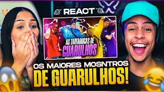 As TARTARUGAS NINJAS de GUARULHOS - Jotapê, Brennuz, Barreto e Doprê 🐢 | [Casal Jounin React] 🔥