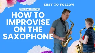 How to improvise on the saxophone.