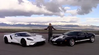 2017 Ford GT против 2005 Ford GT: первый сравнительный тест!