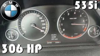 BMW 535i F10 Touring N55 Manual | 100-200 kmh Acceleration & 257 Km/h Top speed on Autobahn
