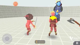 samurai master vs king jalr pirate capitam fun battle Simulator