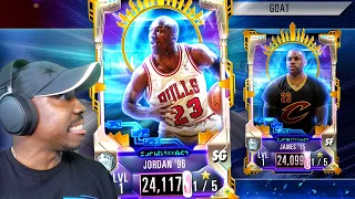 PINK DIAMOND JORDAN In GOAT PACK OPENING! NBA 2K Mobile Season 4