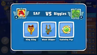 Angry Birds Friends. Star Cup Brawl! SAF vs Biggles. Passage from Sergey Fetisov