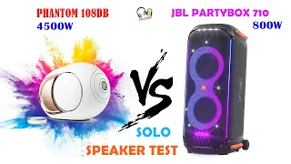 JBL PARTY BOX 710 VS DEVIALET PHANTOM 108DB  SOLO BASS DEEP | COMPAIRING SOUND