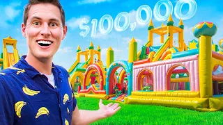 $1 vs $1,000,000 Bounce House!