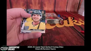 2023-24 Upper Deck Series 2 Hockey 3 Box Break #6