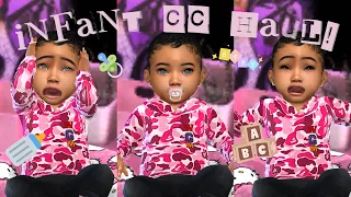 INFANT CC HAUL/FINDS 👶🏽| The CUTEST CC for your babies |*clothes, skins, hair, & MORE*| SIMS 4