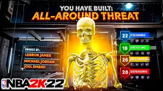 THIS NEW REBIRTH BUILD is THE BEST BUILD in NBA 2K22 • UNSTOPPABLE ALL-AROUND THREAT BUILD UNLOCKED