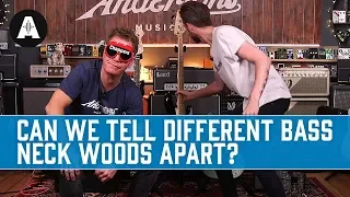 Bass Blindfold Challenge - Can We Tell Different Neck Woods Apart?