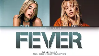 {VOSTFR} Dua Lipa x Angèle - 'FEVER' (Color Coded Lyrics Traduction Française/English Translation)