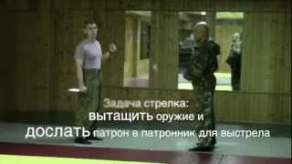 Нож против пистолета.knife against a gun /Боевое искусство. Спецподготовка.