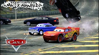 McQueen and Hudson Hornet vs Rockport Police Department NFS MW 2005