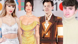 BRIT AWARDS 2021 FASHION ROAST (Dua Lipa's CONTROVERSIAL Dress Turns Heads)