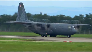 Ostrava NATO Days 2023 Lockheed C-130E Hercules Takeoff FHD