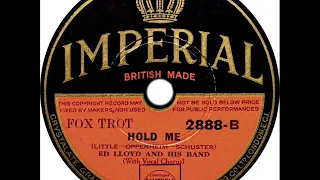 Ed Lloyd (Victor Young) - Hold Me (Chick Bullock)