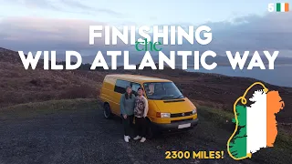 WE COMPLETED THE LONGEST COASTAL ROAD TRIP! | The Wild Atlantic Way Vanlife