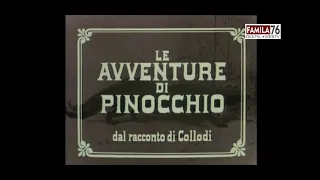 "Le avventure di Pinocchio", sigla iniziale dello sceneggiato Tv, Italia 1972.