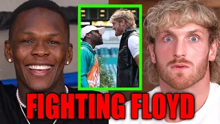 Adesanya Praises Logan Paul For Fighting Floyd Mayweather!