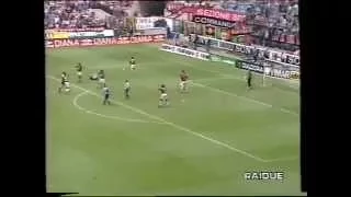 Milan-Lazio 1997-98 rigore inesistente del pareggio laziale