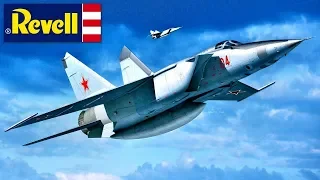 MIG-25 Foxbat full video build - REVELL kit