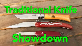 Tradtional Knife Showdown. Victorinox vs Opinel Vs Okapi